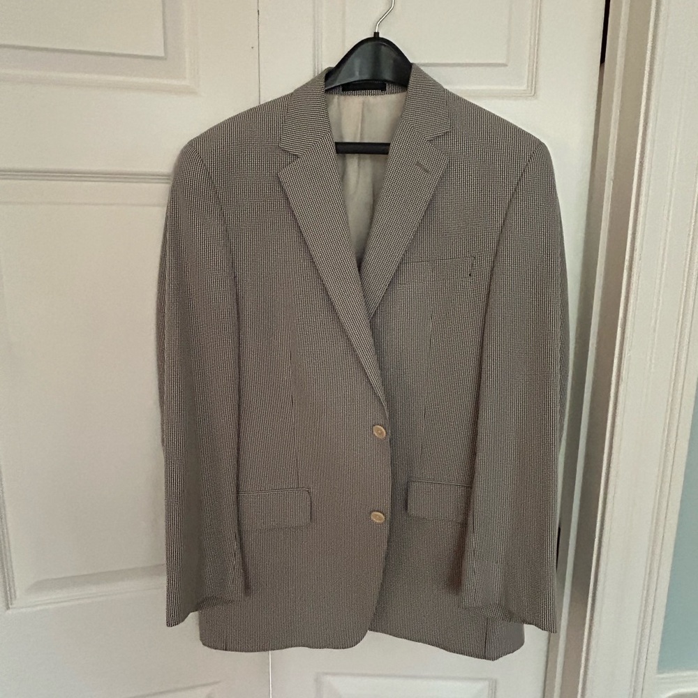 Black and White checked light weight Blazer